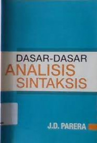 Image of Dasar-Dasar Analisis Sintaksis